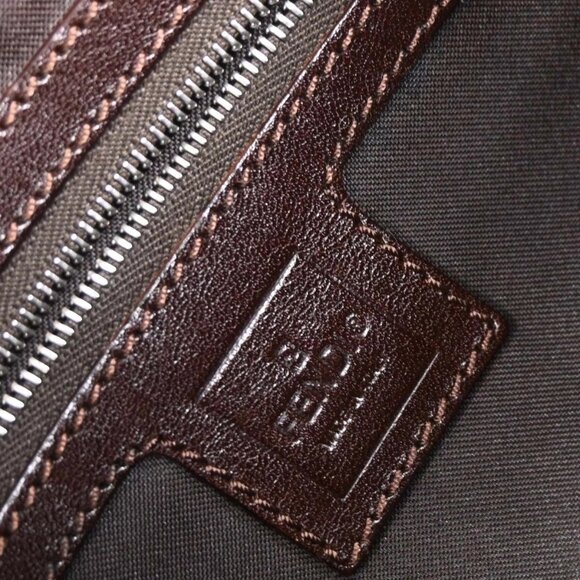 Fendi Brown Zucca Baguette Handbag - Picture 9 of 10